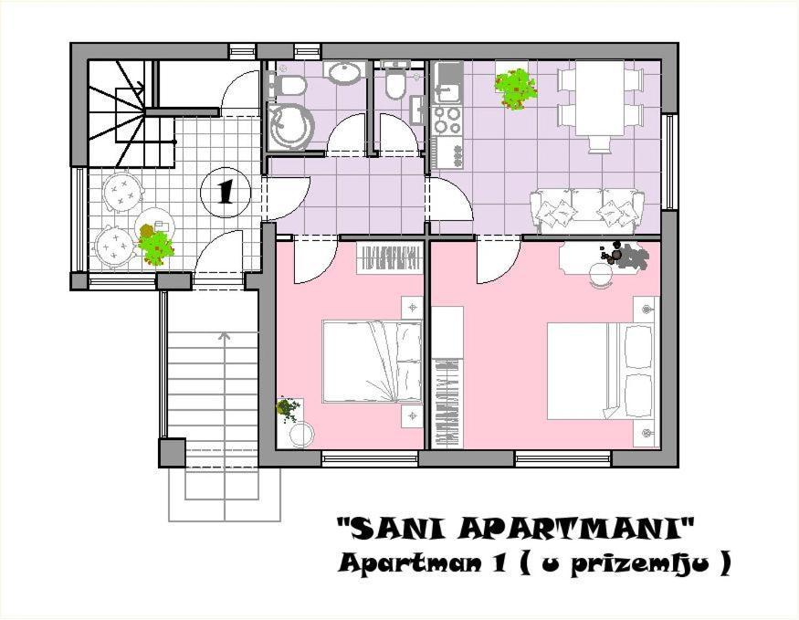 Sani Apartments Začretje Exterior foto