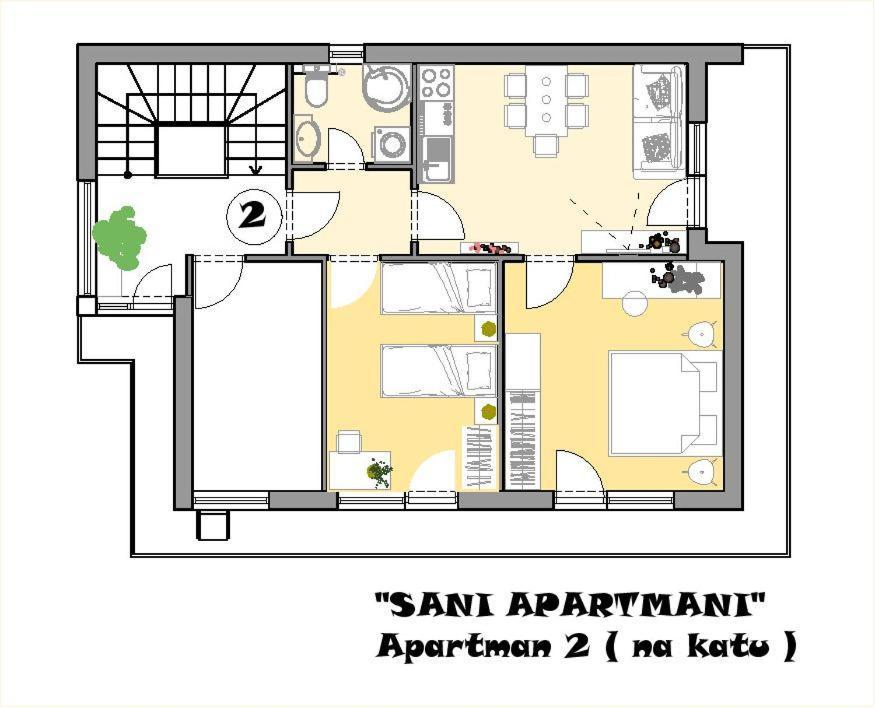 Sani Apartments Začretje Exterior foto
